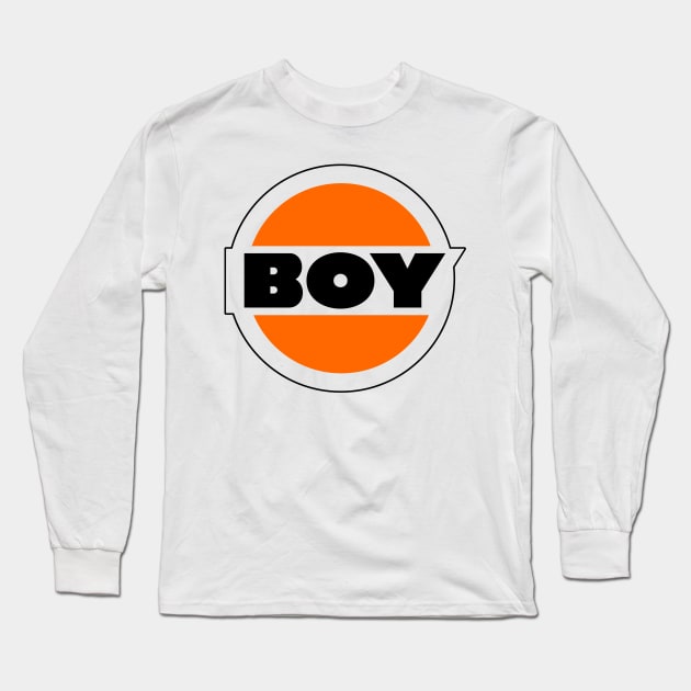 Boy // 90s Pop Culture Design Long Sleeve T-Shirt by darklordpug